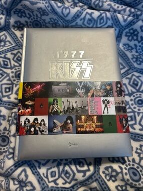 Kiss Silver Hardcover 1977 Photo Montage Book